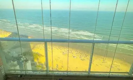Apartamento com vista mar e 2 dormitórios à venda em praia grande!