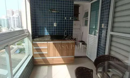 Apartamento com 2 dormitórios à venda, 80 m² por R$ 850.000,00 - Canto do Forte - Praia Grande/SP