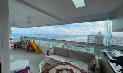 Apartamento com 4 dormitórios à venda, 156 m² por r$ 1.650.000,00 - vila guilhermina - praia grande/sp