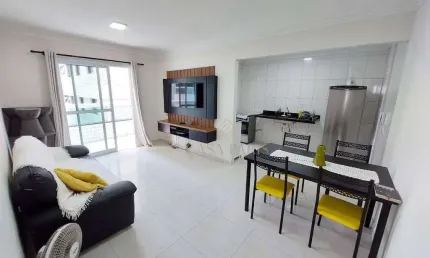 Apartamento com 2 dormitórios à venda, 80 m² por R$ 430.000,00 - Caiçara - Praia Grande/SP