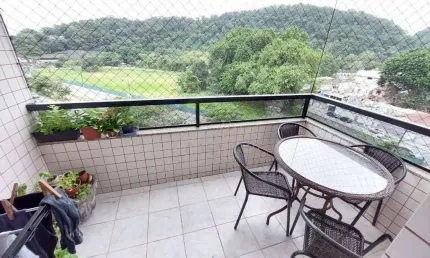Apartamento com 2 quartos e vista livre à venda no Canto do Forte em Praia Grande!