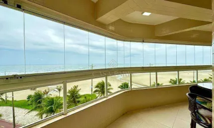 Apartamento com 2 quartos e frente mar à venda em praia grande!