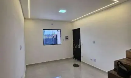 Sobrado com 3 dormitórios à venda, 98 m² por R$ 485.000,00 - Maracanã - Praia Grande/SP