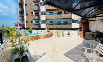 Cobertura com 2 dormitórios à venda, 143 m² por R$ 800.000,00 - Tupi - Praia Grande/SP
