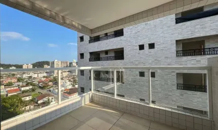 Apartamento novo com 2 quartos à venda no canto do forte em praia grande!