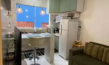 Apartamento com 2 dormitórios e 1 suíte à venda, 42 m² por r$ 290.000 - mirim - praia grande/sp