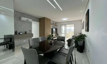 Apartamento com 3 quartos alto padrão à venda, 147 m² por R$ 1.600.000 - Canto do Forte - Praia Grande/SP