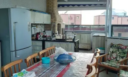 Apartamento duplex com 3 dormitórios à venda, 140 m² por r$ 630.000,00 - caiçara - praia grande/sp