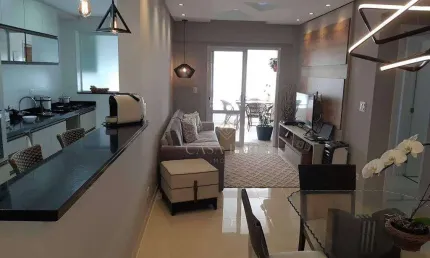 Apartamento com 2 quartos à venda, 92 m² por R$ 739.000 - Aviação - Praia Grande/SP