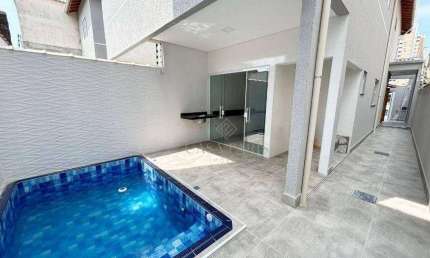 Sobrado com 3 dormitórios à venda, 130 m² por R$ 850.000,00 - Ocian - Praia Grande/SP