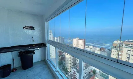 Apartamento com 3 dormitórios à venda, 102 m² por r$ 860.000,00 - caiçara - praia grande/sp