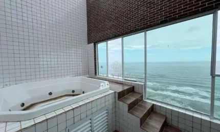 Cobertura com 3 quartos à venda, 145 m² por R$ 1.687.414 - Balneário Flórida - Praia Grande/SP