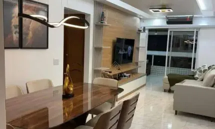 Apartamento com 3 quartos à venda, 105 m² por R$ 1.275.000 - Canto do Forte - Praia Grande/SP