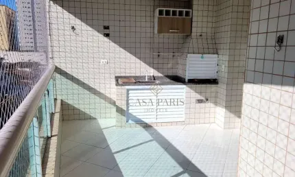 Apartamento com 2 quartos à venda, 86 m² por R$ 530.000 - Aviação - Praia Grande/SP