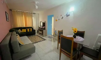 Apartamento com 1 quarto à venda, 45 m² por r$ 350.000 - vila guilhermina - praia grande/sp