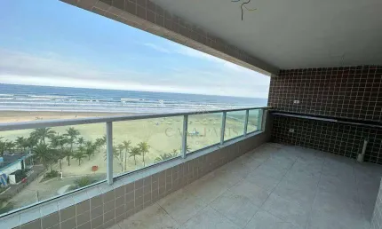 Apartamento com 3 quartos frente mar à venda, 111 m² por r$ 950.000 - mirim - praia grande/sp