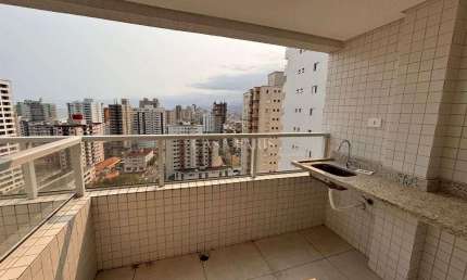 Apartamento com 1 dormitório à venda, 52 m² por R$ 390.000,00 - Aviação - Praia Grande/SP