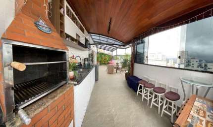 Cobertura com 3 dormitórios à venda, 174 m² por R$ 760.000,00 - Caiçara - Praia Grande/SP
