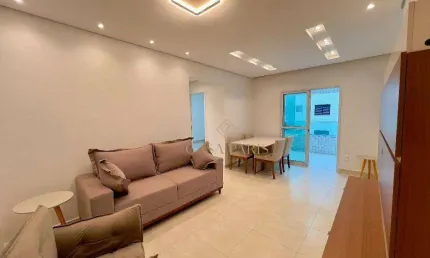 Apartamento com 2 dormitórios à venda, 70 m² por R$ 470.000,00 - Aviação - Praia Grande/SP