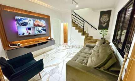 Sobrado à venda, 101 m² por R$ 795.000,00 - Vila Guilhermina - Praia Grande/SP