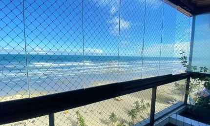 Apartamento FRENTE MAR com 3 dormitórios à venda, 114 m² por R$ 650.000 - Ocian - Praia Grande/SP