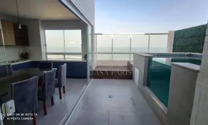 Cobertura com 4 dormitórios à venda, 180 m² por R$ 1.990.000,00 - Ocian - Praia Grande/SP