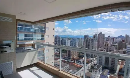 Apartamento à venda, 91 m² por r$ 980.000,00 - aviação - praia grande/sp