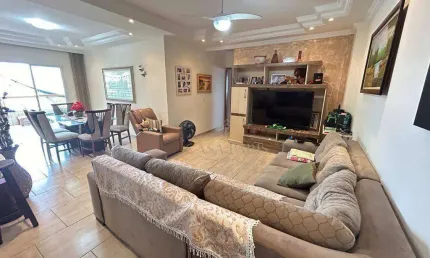 Apartamento com 3 dormitórios à venda, 154 m² por R$ 920.000,00 - Tupi - Praia Grande/SP