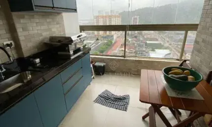Apartamento à venda, 74 m² por r$ 690.000,00 - canto do forte - praia grande/sp