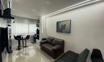 Apartamento com 1 dormitório à venda, 55 m² por r$ 320.000,00 - ocian - praia grande/sp