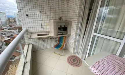 Apartamento com 2 dormitórios à venda, 70 m² por R$ 460.000,00 - Caiçara - Praia Grande/SP