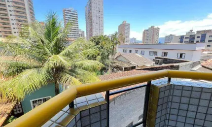 Apartamento com 1 dormitório à venda, 56 m² por r$ 288.000,00 - aviação - praia grande/sp