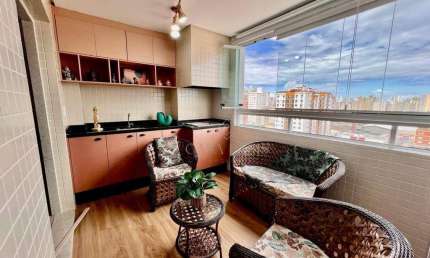 Apartamento com 1 dormitório à venda, 57 m² por R$ 490.000,00 - Tupi - Praia Grande/SP