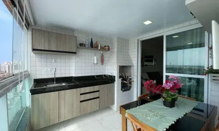 Apartamento com 1 dormitório à venda, 58 m² por R$ 450.000,00 - Caiçara - Praia Grande/SP