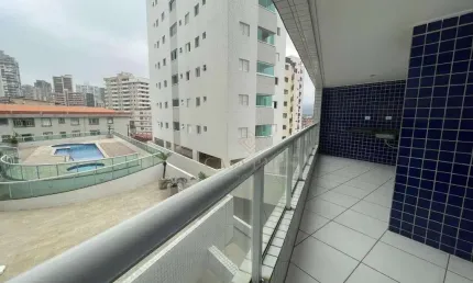 Apartamento com 2 dormitórios à venda, 76 m² por r$ 420.000,00 - caiçara - praia grande/sp