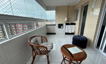 Apartamento à venda, 84 m² por r$ 540.000,00 - tupi - praia grande/sp