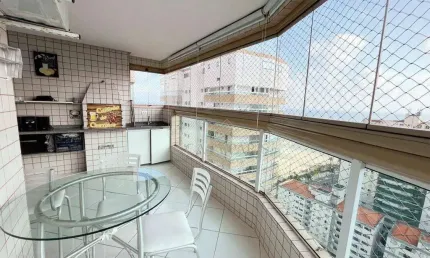 Apartamento com 2 dormitórios à venda, 100 m² por r$ 649.000,00 - aviação - praia grande/sp
