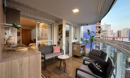 Apartamento com 2 dormitórios à venda, 63 m² por R$ 480.000,00 - Aviação - Praia Grande/SP