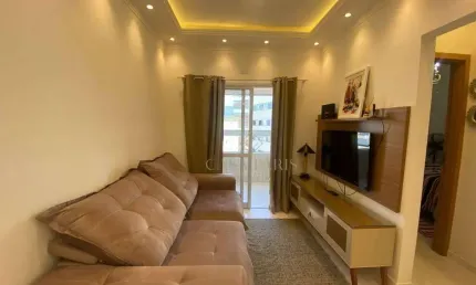 Apartamento com 2 dormitórios à venda, 56 m² por R$ 460.000,00 - Caiçara - Praia Grande/SP