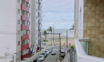 Apartamento com 2 dormitório prédio frente ao mar à venda, 62 m² por R$ 320.000 - Mirim - Praia Grande/SP