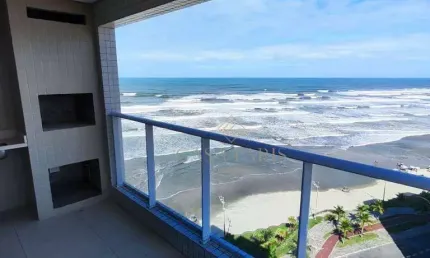 Apartamento com 1 dormitório à venda, 55 m² por R$ 420.000,00 - Caiçara - Praia Grande/SP