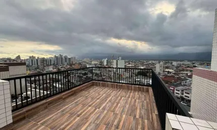 Cobertura com 2 dormitórios à venda, 125 m² por R$ 580.000,00 - Tupi - Praia Grande/SP