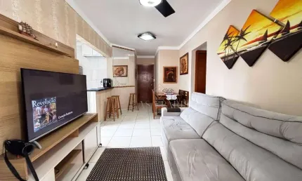 Apartamento com 2 dormitórios à venda, 60 m² por R$ 440.000,00 - Vila Guilhermina - Praia Grande/SP
