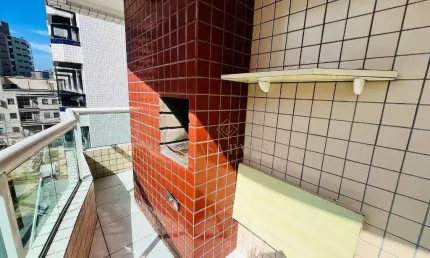 Apartamento de 1 quarto com churrasqueira na sacada à venda na Vila Guilhermina, aceita financiamento bancário!!!