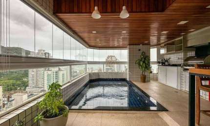Apartamento à venda, 206 m² por R$ 2.900.000,00 - Canto do Forte - Praia Grande/SP