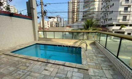 Apartamento com 1 dormitório à venda, 48 m² por r$ 280.000,00 - caiçara - praia grande/sp