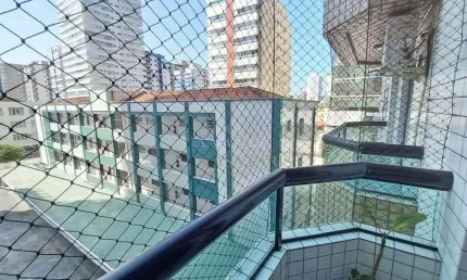 Apartamento com 2 dormitórios à venda, 73 m² por R$ 480.000,00 - Canto do Forte - Praia Grande/SP