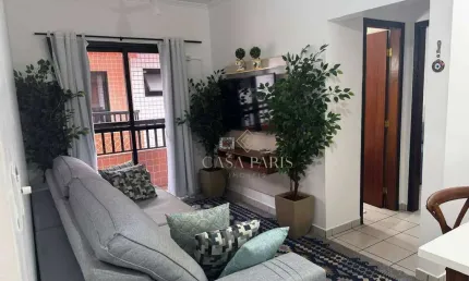 Apartamento com 1 dormitório à venda, 46 m² por R$ 280.000,00 - Canto do Forte - Praia Grande/SP