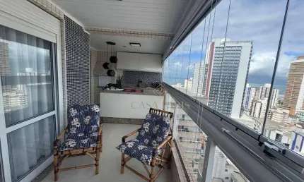 Apartamento à venda, 93 m² por R$ 955.000,00 - Boqueirão - Praia Grande/SP
