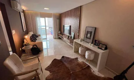 Apartamento com 3 quartos à venda, 130 m² por r$ 1.600.000 - canto do forte - praia grande/sp